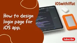 How to design login page for iOS app | Login screen design | Swift | XCode | iOS app development.