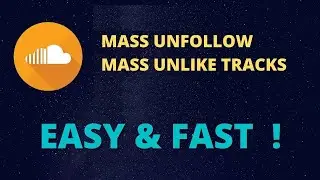 simple and fast way to mass unfollow soundcloud accounts/mass unlike tracks with simple script