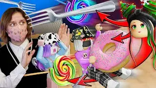 УВОРАЧИВАЕМСЯ ОТ ЛАВИНЫ ЕДЫ! Roblox Avalanche