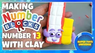 Making Numberblock Number 13 with Soft Clay