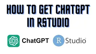 How to get CHATGPT in RSTUDIO IDE