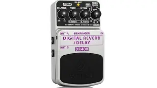 DIGITAL REVERB /DELAY DR400 Digital Stereo Reverb/Delay Effects Pedal