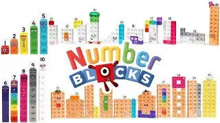 Numberblock Math Link Cubes 1-30 Compilation | Numberblocks Maths Activity Set 10, 11-20 and 21-30