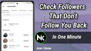 How To Check Instagram Followers That Don't Follow You Back 2024