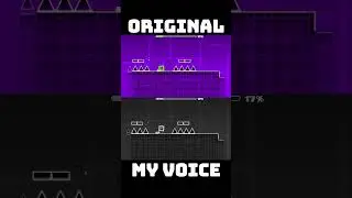 STEREO MADNESS But MY VOICE! (Geometry Dash) #shorts #geometrydash #gd #level #stereomadness