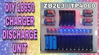 DIY 18650 Charging and discharge unit using #ZB2L3 and #TP4056