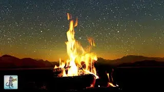 Cozy Campfire 🔥 Relaxing Fireplace Sounds 🔥 Burning Fireplace & Crackling Fire Sounds (NO MUSIC)