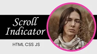 How to Create a Scroll Indicator using HTML CSS & JS