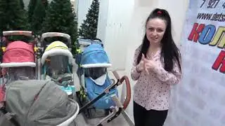 Санки коляска NIKA kids модель 7 8  Видео обзор