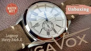 Gavox Legacy Navy 346.5 Unboxing | Classy but Casual Dress Watch