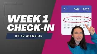 I Crushed My Goals: 12-Week Year Week 1 Success with a Notion Template