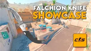 Falchion Knife | Counter-Strike 2 | Showcase + Animation on Source 2 Engine