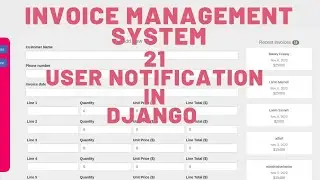 21 HOW TO ADD USER NOTIFICATION IN DJANGO - INVOICE MANAGEMENT SYSTEM