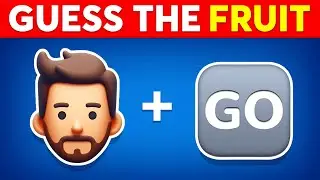 Guess the FRUIT by Emoji? 🍎 Emoji Quiz