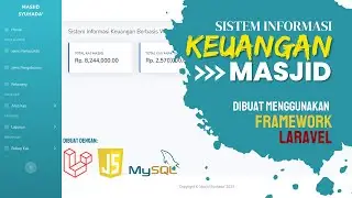 Sistem Informasi Keuangan Masjid dengan framework LARAVEL | Download Source Code Framework Laravel