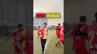 I  played with official  @EastBengal_FC players 