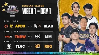 🔴LIVE | MDL PH S4 | FILIPINO - Week 1 Day 1