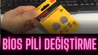 BİOS PİLİ DEĞİŞTİRME  NASIL YAPILIR (Bios Pili Nedir - Bios Pili Değiştirme)