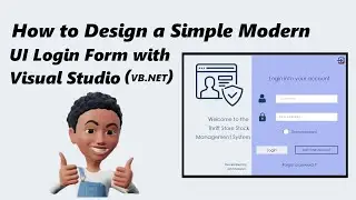 Login Form With Modern UI Design || VB.NET WinForms Part 1