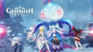Full Event Cutscenes & Boss Fight - Genshin Impact Shadows Amidst Snowstorms Event Part 2