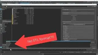 How to Export STL from Maya When The Format Option Doesn't Show Up