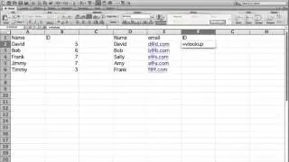 easy vlookup - create column in excel based on match on another table