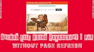 Upload file using JavaScript and PHP