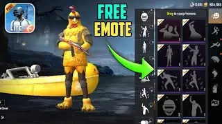 How to Get Free Emote in Pubg Mobile Lite | Pubg Lite Free Emote