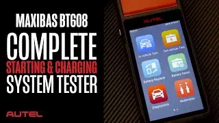 MaxiBAS BT608: Complete Starting & Charging System Tester | Autel