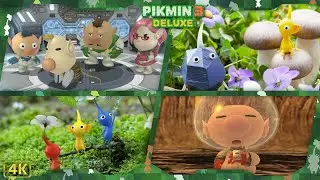 Pikmin 3 Deluxe for Switch ⁴ᴷ Full Playthrough 100% (All Fruits, Upgrades, & Platinums) 2-Player