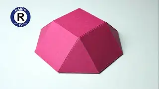 PAPER SQUARE CUPOLA. HOW TO MAKE A SQUARE CUPOLA? PAPER CUPOLA. 