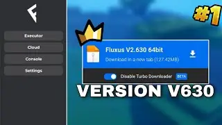 Fluxus V630 64bit | Latest Version! | Roblox Executor | Mediafire Direct Link!