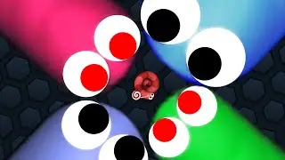 Slither.io Tiny Snake Trolling & Destroying Giant Snakes | Best Slitherio Gameplay