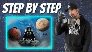 A 3 minute Darth Vader Painting - Star Wars Spray Paint Art