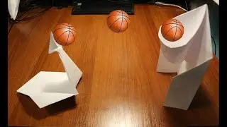 Игра баскетбол из бумаги | paper basketball