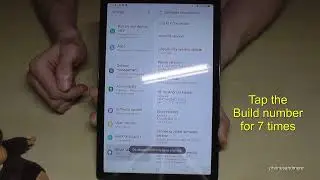 Samsung Galaxy Tab A8: How to enable the Developer Options? for USB Debugging etc.