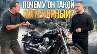 Honda shadow 750. Мотоцикл для новичка. По гаражам #7