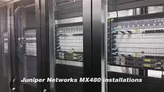 Juniper Networks MX480 installations