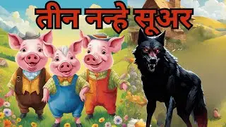 थ्री लिटिल पिग्स | Three Little Pigs in Hindi | Moral Story | Motivational Panchtantra Story