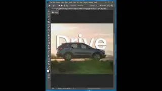 Text behind anything - #photoshoponline #tutoriales #short