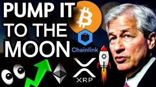 Crypto Market Pumps - JPMorgan Bitcoin Investment Live - Crypto Regulations - Chainlink Google Cloud