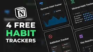 4 FREE Notion Habit Trackers To Level Up In 2024