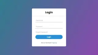 Animated Login Form using HTML   CSS only   No JavaScript or jQuery