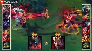 AATROX vs DARIUS FULL BUILD FIGHT! & 18 LEVEL | 1V1!