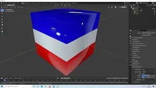 Blender 2.92 Tutorial: How To Color Different Areas Of An Object Using Face Select In Edit Mode.