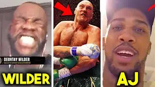 ⚠️AJ, WILDER REACT TO FURY K.O LOSS TO USYK~ BOXING UPSET~ (BRUNO, CRAWFORD, GARCIA)