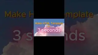 Create HTML Templates in 3 Seconds with Emmet #emmet  #htmltemplates #webdevelopment   #frontend