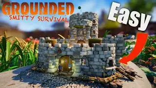 How to Build a Small Simple Castle | Grounded 1.0