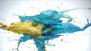 slow motion paint splash please subscribe my channel 👈👈👈👈👈👈