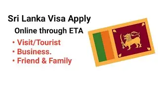 how to apply for Sri Lankan Visa online through eta